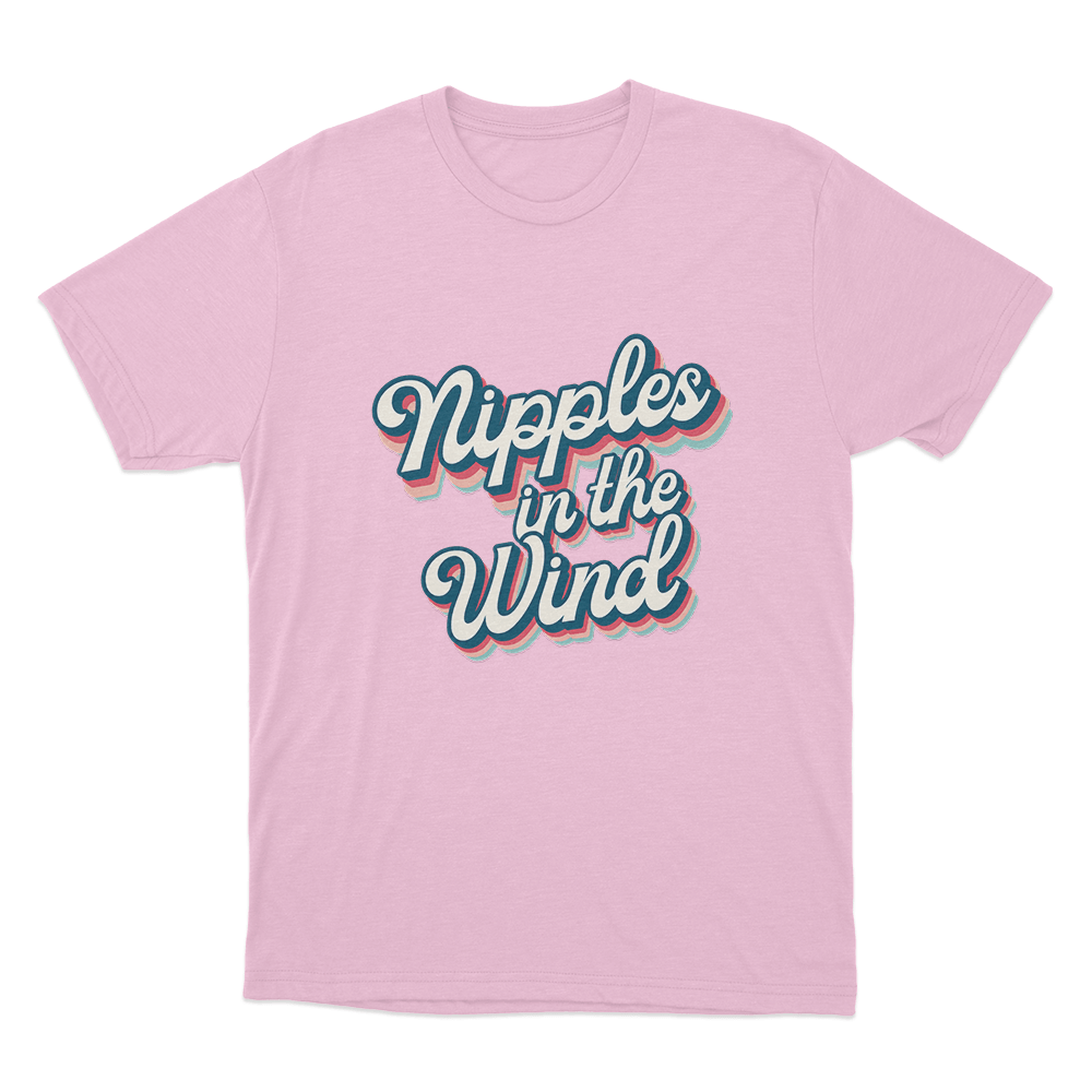 Nipples In The Wind Unisex T Shirt Pink Nipples In The Wind Unisex T Shirt Pink