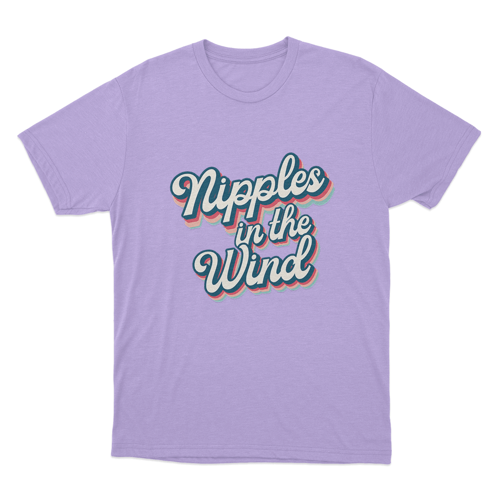Nipples In The Wind Unisex T Shirt Purple Nipples In The Wind Unisex T Shirt Purple