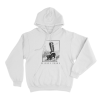 Science Skunk Unisex Hoodie White