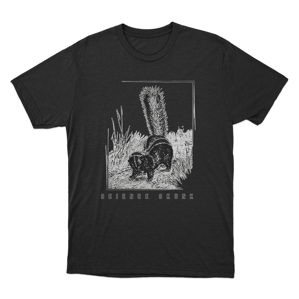 Science Skunk Unisex T Shirt Black Science Skunk Unisex T Shirt Black