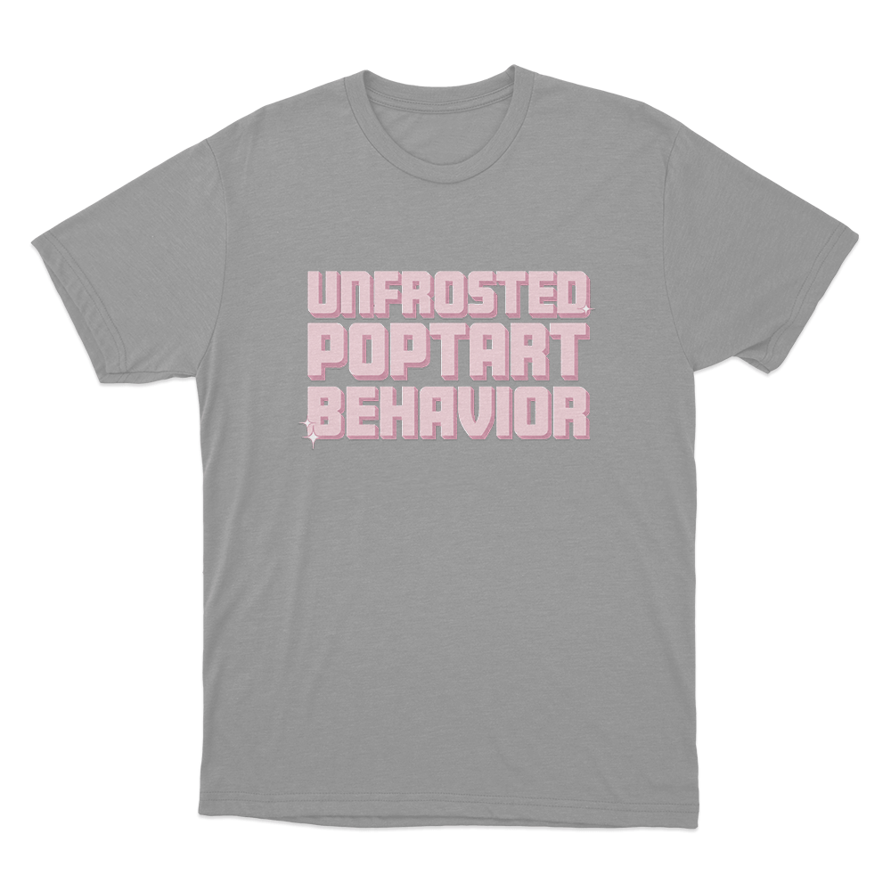 Unfrosted Poptart Unisex T Shirt Grey Unfrosted Poptart Unisex T Shirt Grey
